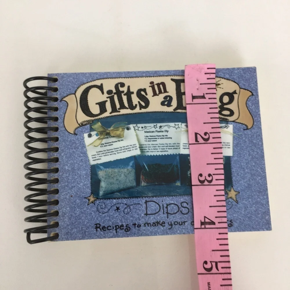 Vintage Gifts In A Bag Dips Recipes Book To Make Your Own Gifts Cookbook